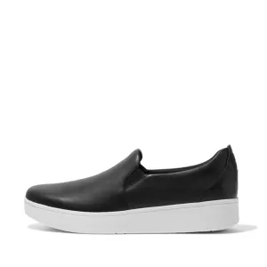 รองเท้าผ้าใบ ผู้หญิง รุ่น RALLY LEATHER SLIP-ON SKATE TRAINERS