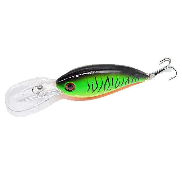 1Pcs 14g 10.5cm Crank Wobblers Fishing Lures Hard Fishing bait 7 Colors tackle Pesca Bass Spinner YR-198