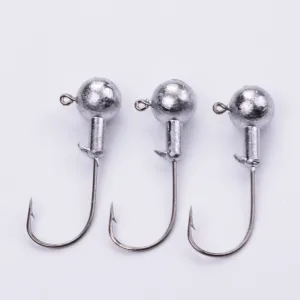 2015 5 PSC/Lot New High Quality 1g/3g/5g/5.5g/10g Lead Head Hook Jigs Bait Fishing Hooks For Soft Lure Fishing Tackle