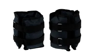 2kg Iron Sand Adjustable Ankle Weights Pair Nylon