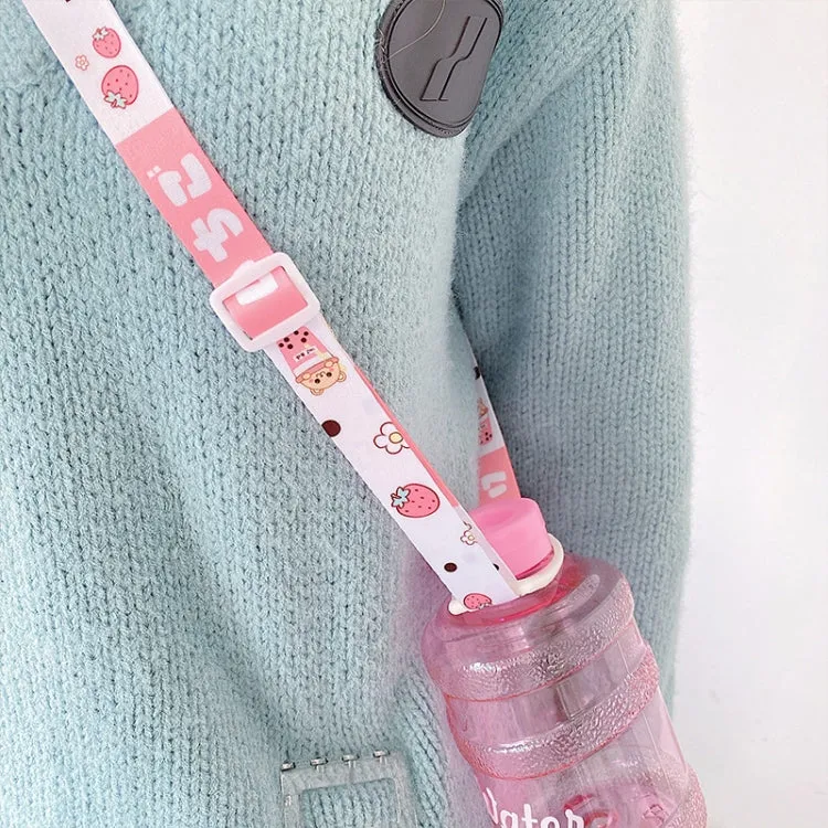 5 PCS Mineral Water Bottle Shoulder Strap Beverage Bottle Lanyard(E36)