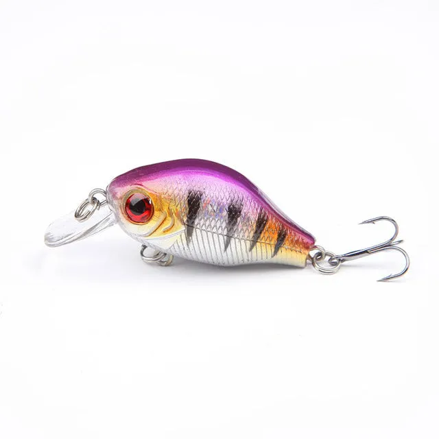 8.5G 5.5CM Bass Fishing Lures Crank Bait Crankbait Tackle Swim bait wobblers fishing japan Hard  Crazy Fish Lure