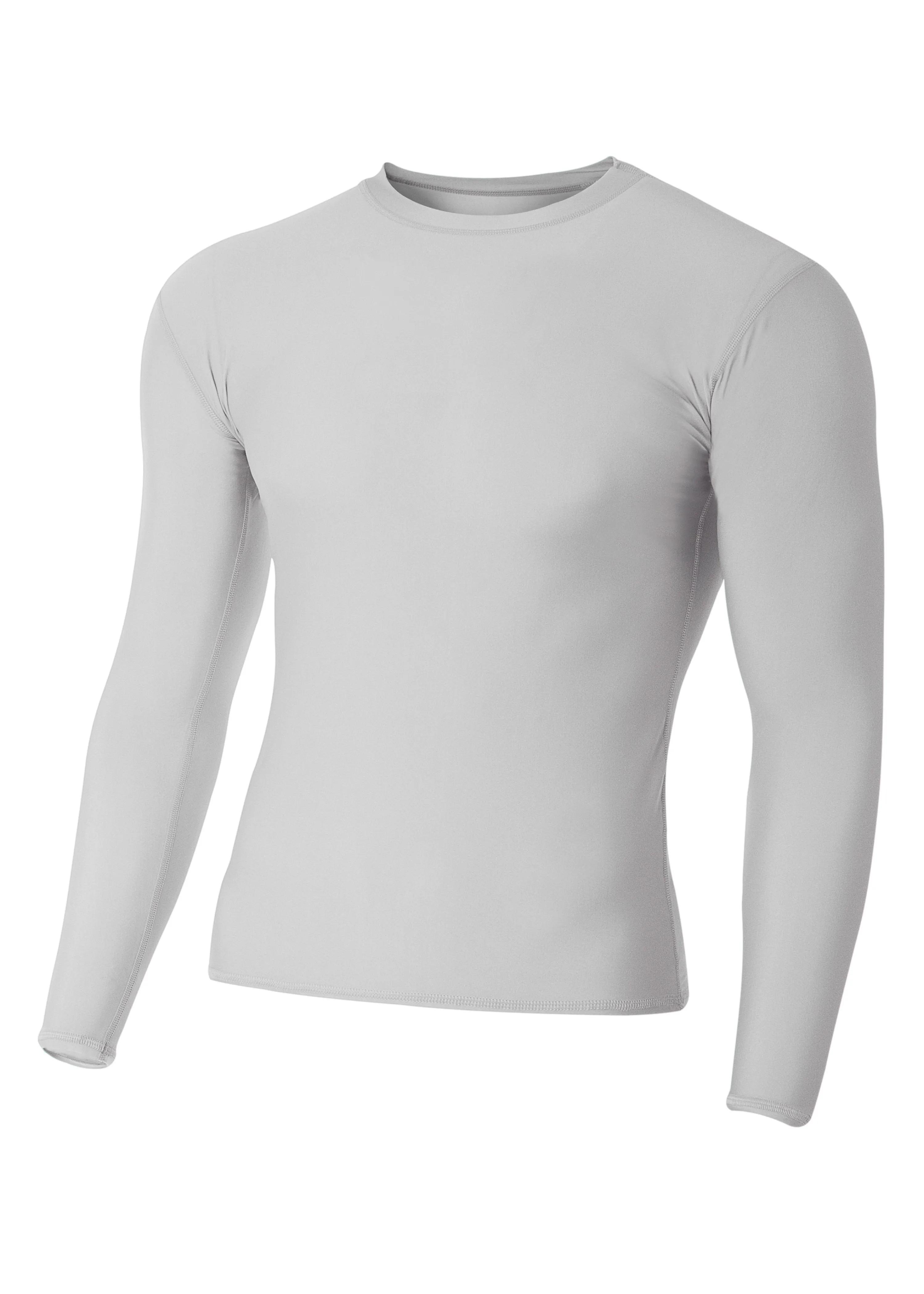 A4 Youth Long Sleeve Compression Crew