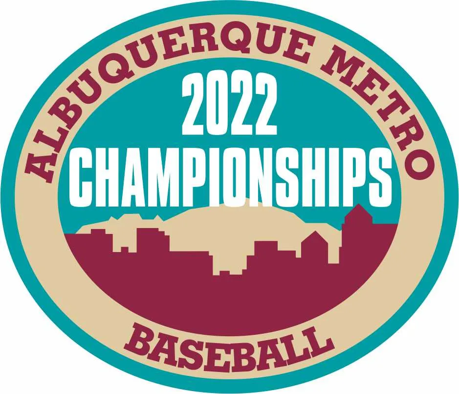 ABQ Metro Baseball Championship Patches