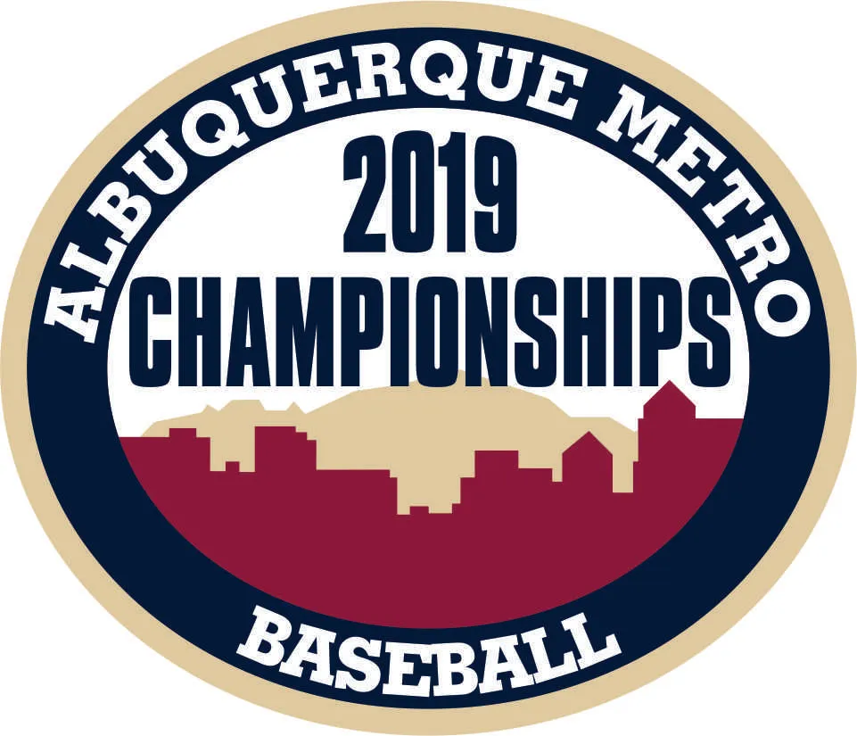 ABQ Metro Baseball Championship Patches