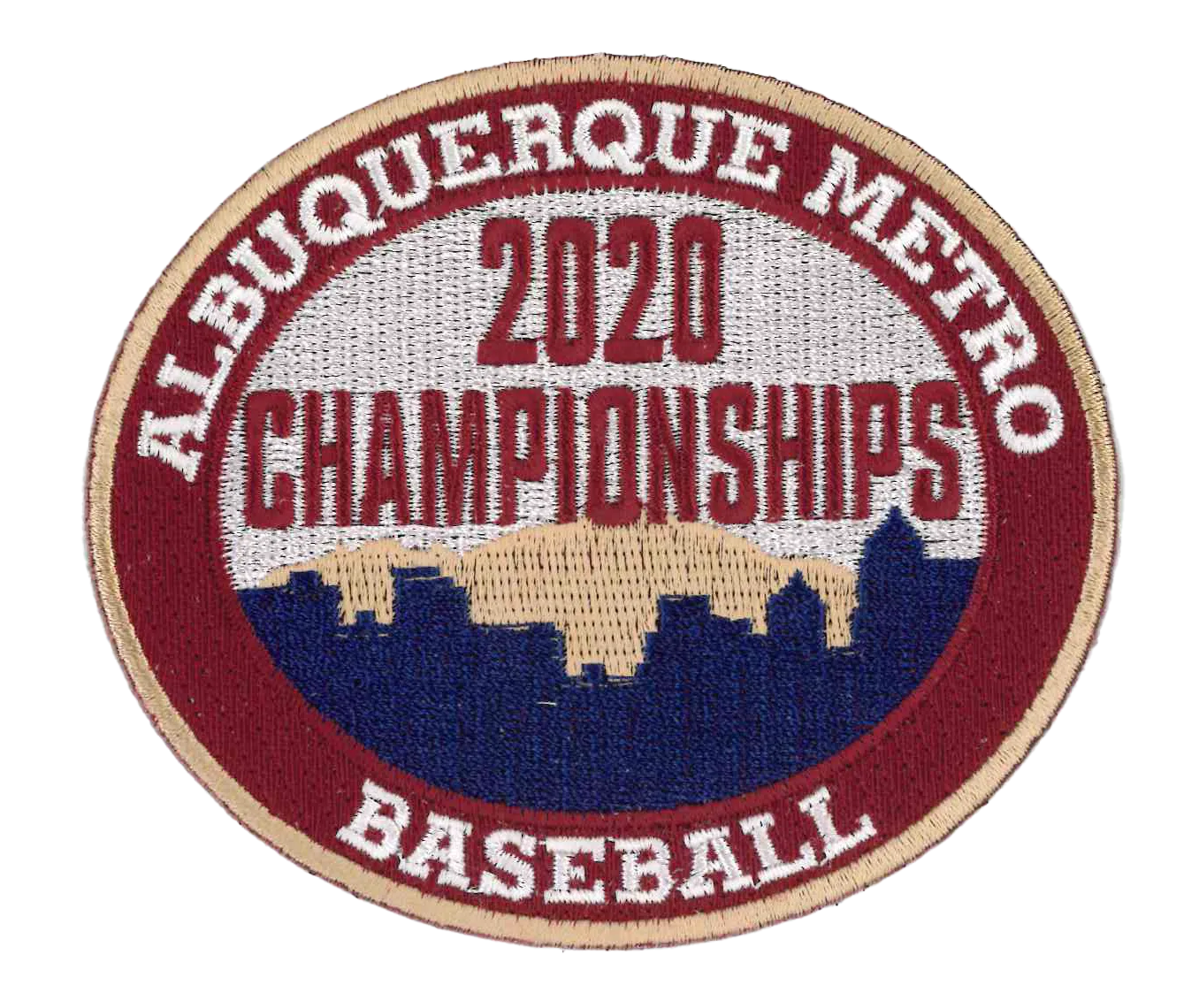 ABQ Metro Baseball Championship Patches