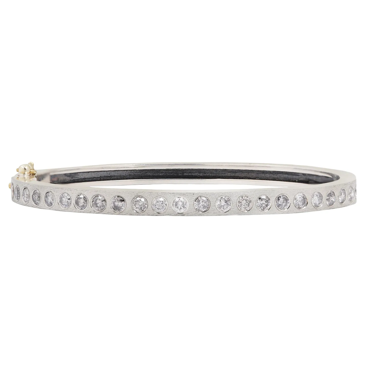 Adam Gray Diamond Wide Bangle