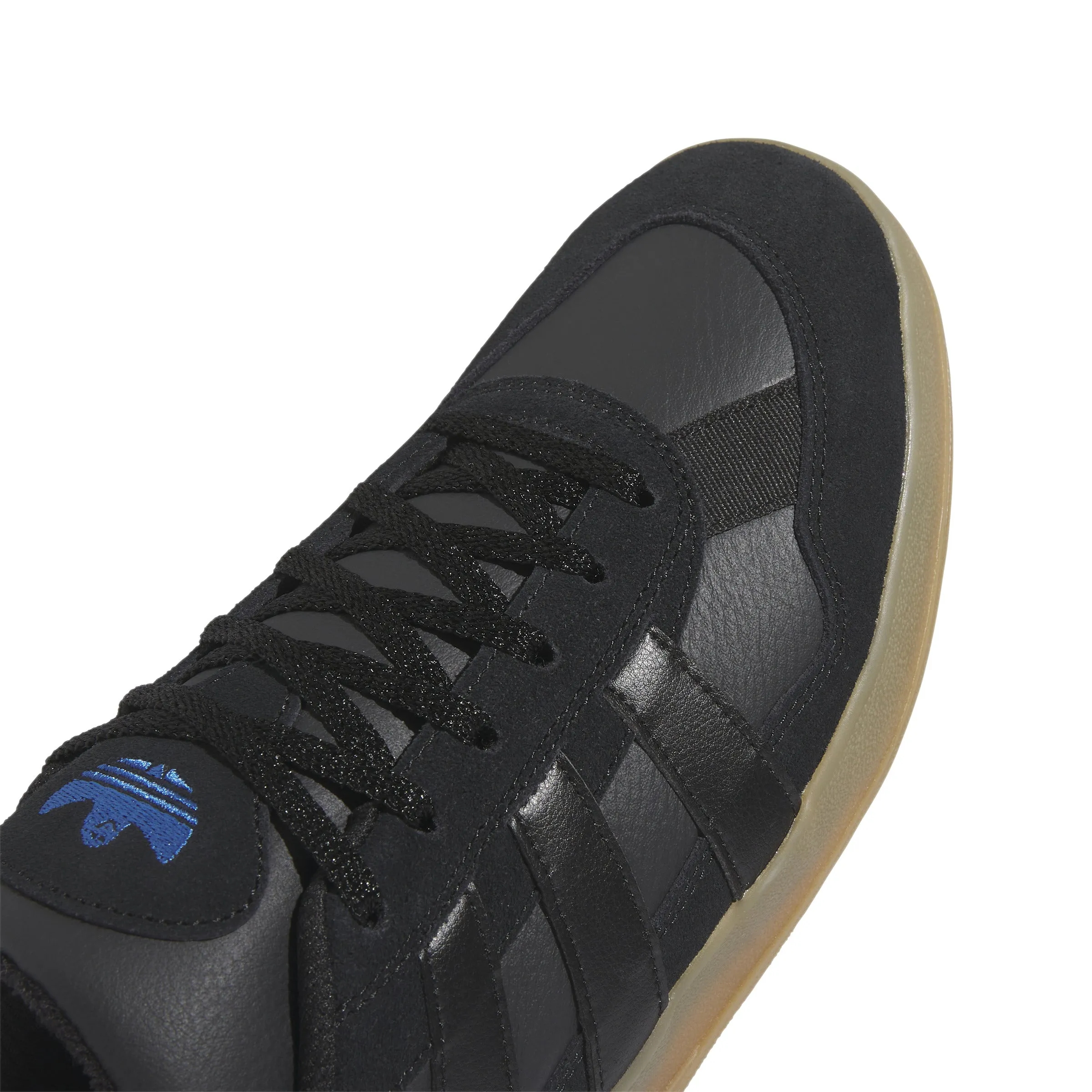 Adidas Aloha Super Mark Gonzales Shoes-Core Black/Carbon/Blue Bird