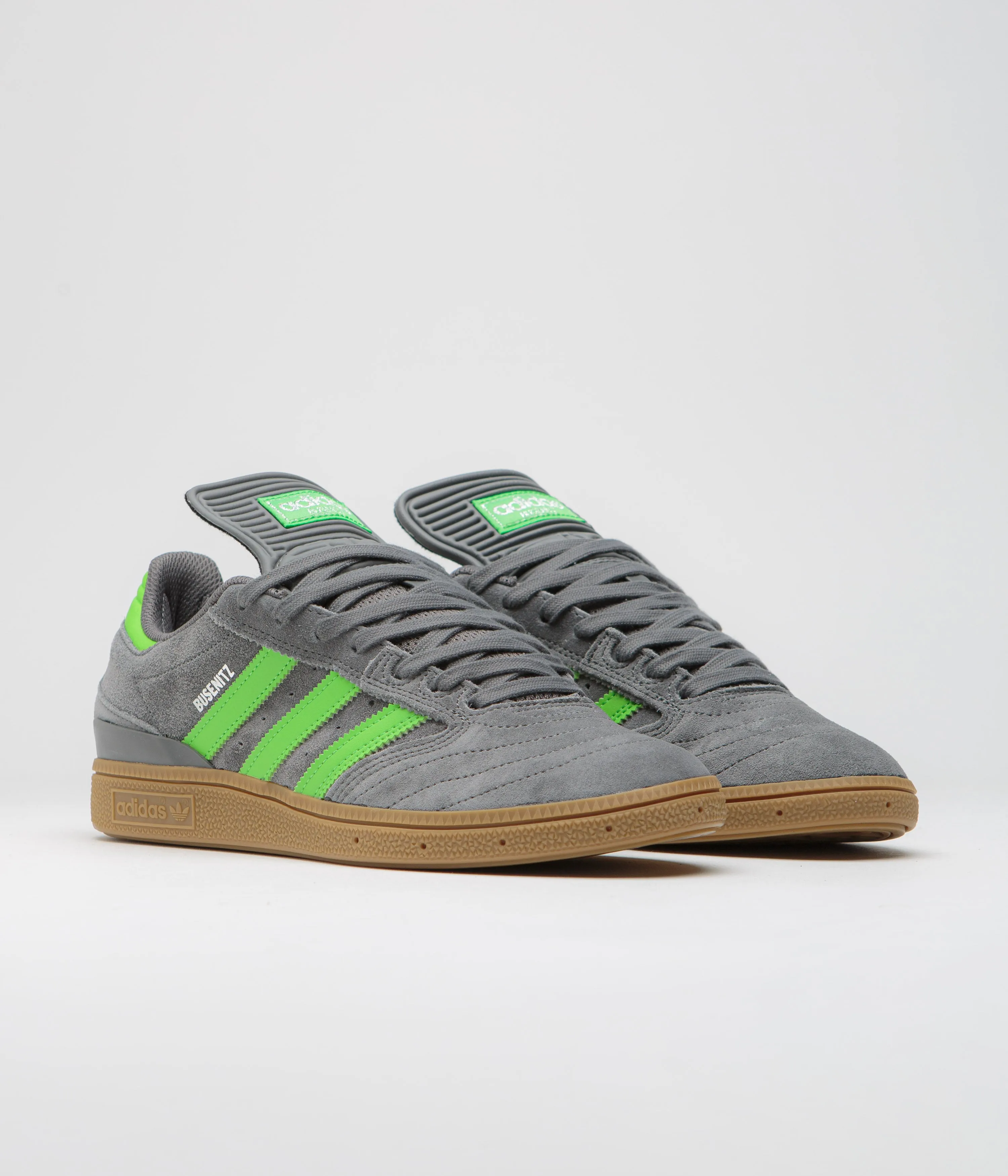 Adidas Busenitz Shoes - Grey Four / Lime / Gum4