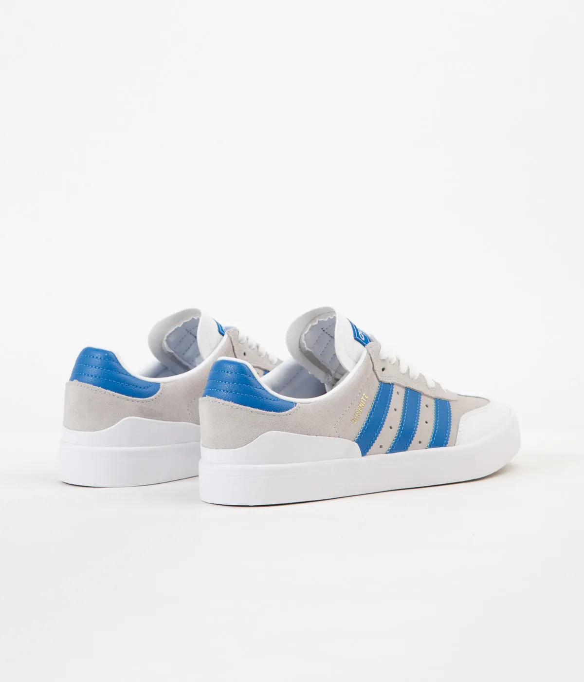 Adidas Busenitz Vulc RX Shoes - Crystal White / Bluebird / White