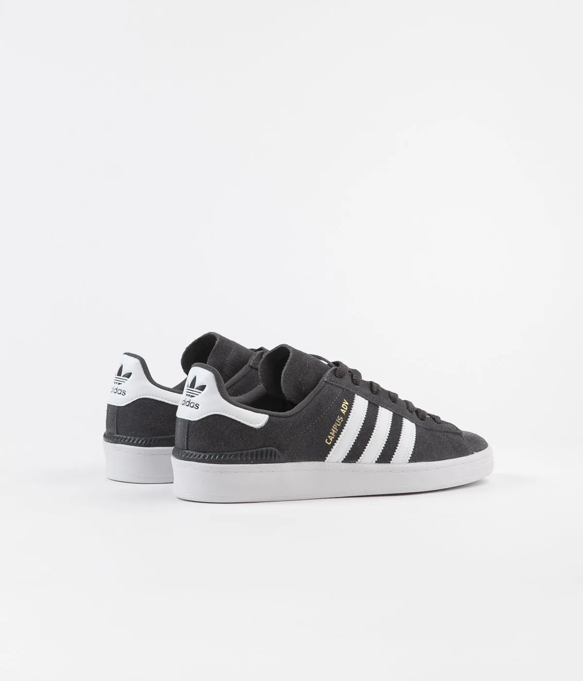 Adidas Campus ADV Shoes - Grey Six / White / Gold Metallic