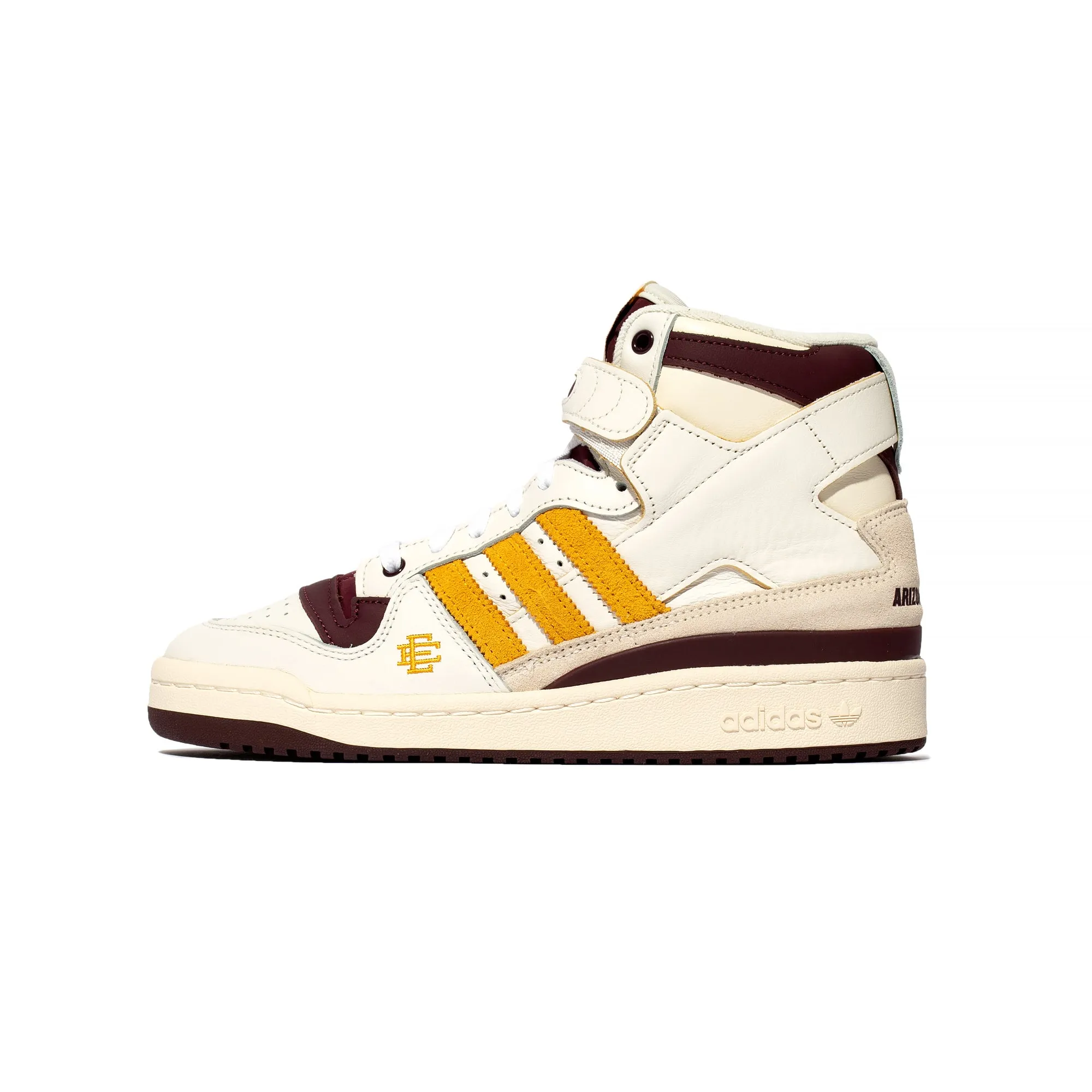 Adidas Mens Forum 84 High X EE Shoes 'Cloud White/Team Maroon/Team college Gold'