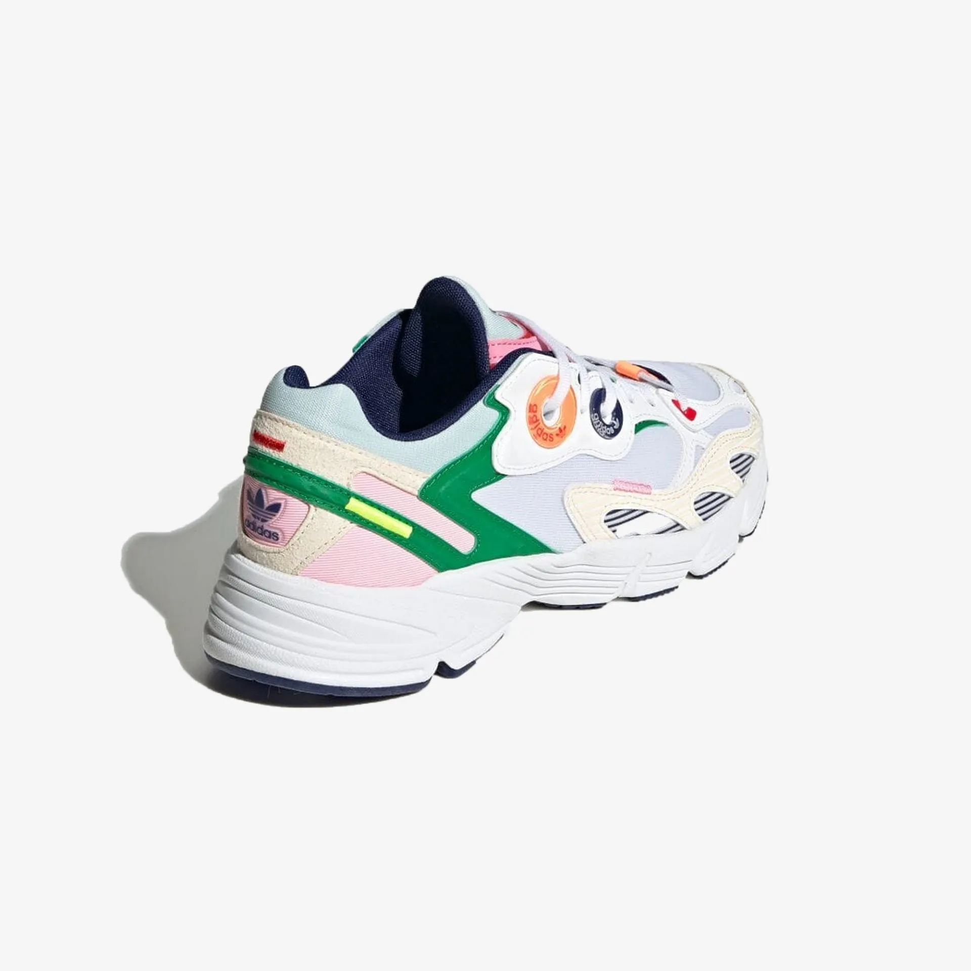 Adidas Originals | WMN'S ASTIR  { WHITE/GREEN/BLISS ORANGE