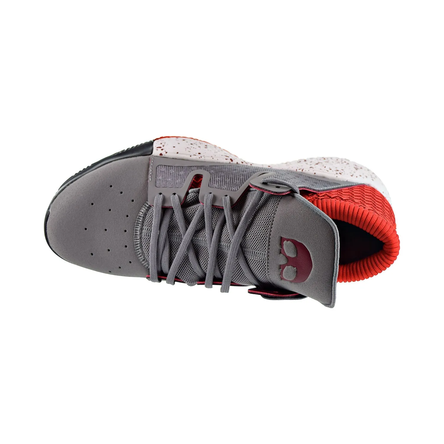 Adidas Pro Vision Men's Basketball Shoes Grey Three/Collegiate Burgundy