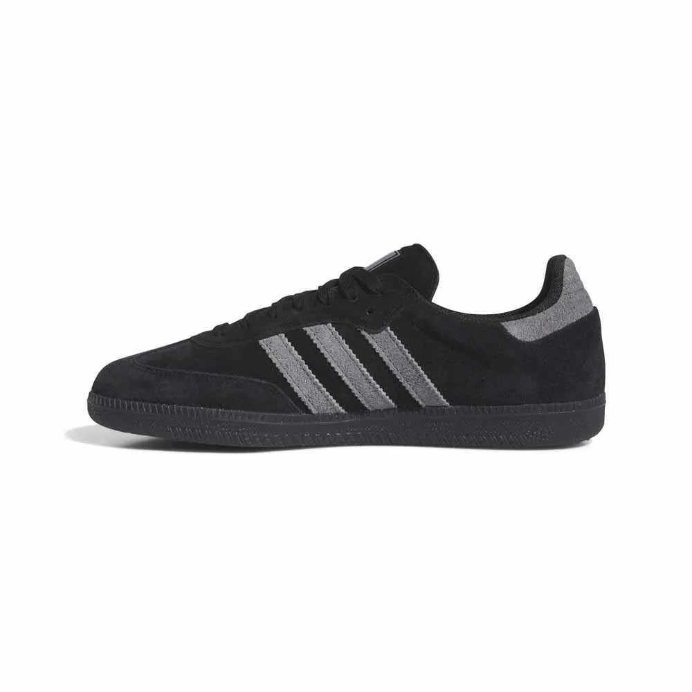 Adidas Skateboarding Samba ADV Core Black Grey Four Gold Metallic Skate Shoes