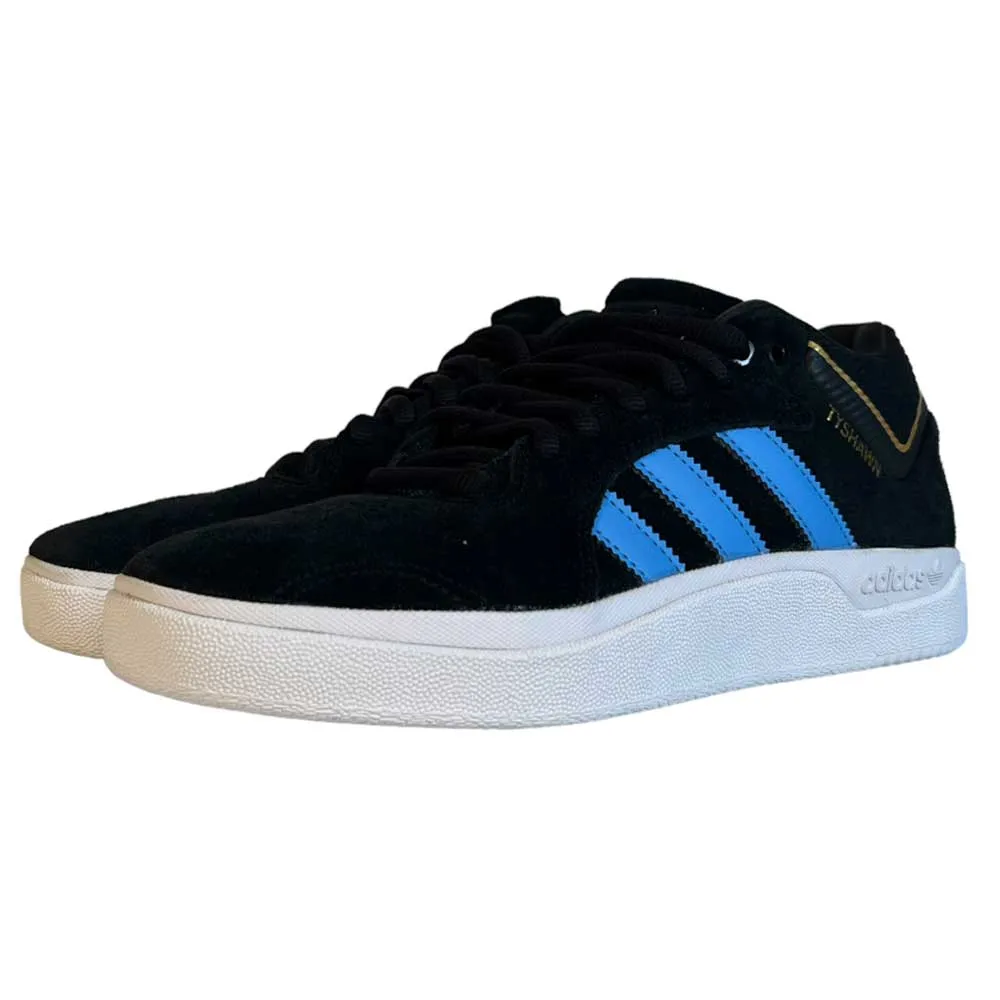 Adidas Skateboarding Tyshawn Black Light Grey Bluebird Suede Shoes