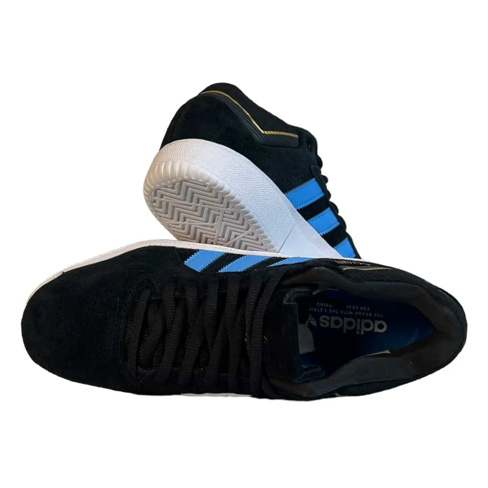 Adidas Skateboarding Tyshawn Black Light Grey Bluebird Suede Shoes