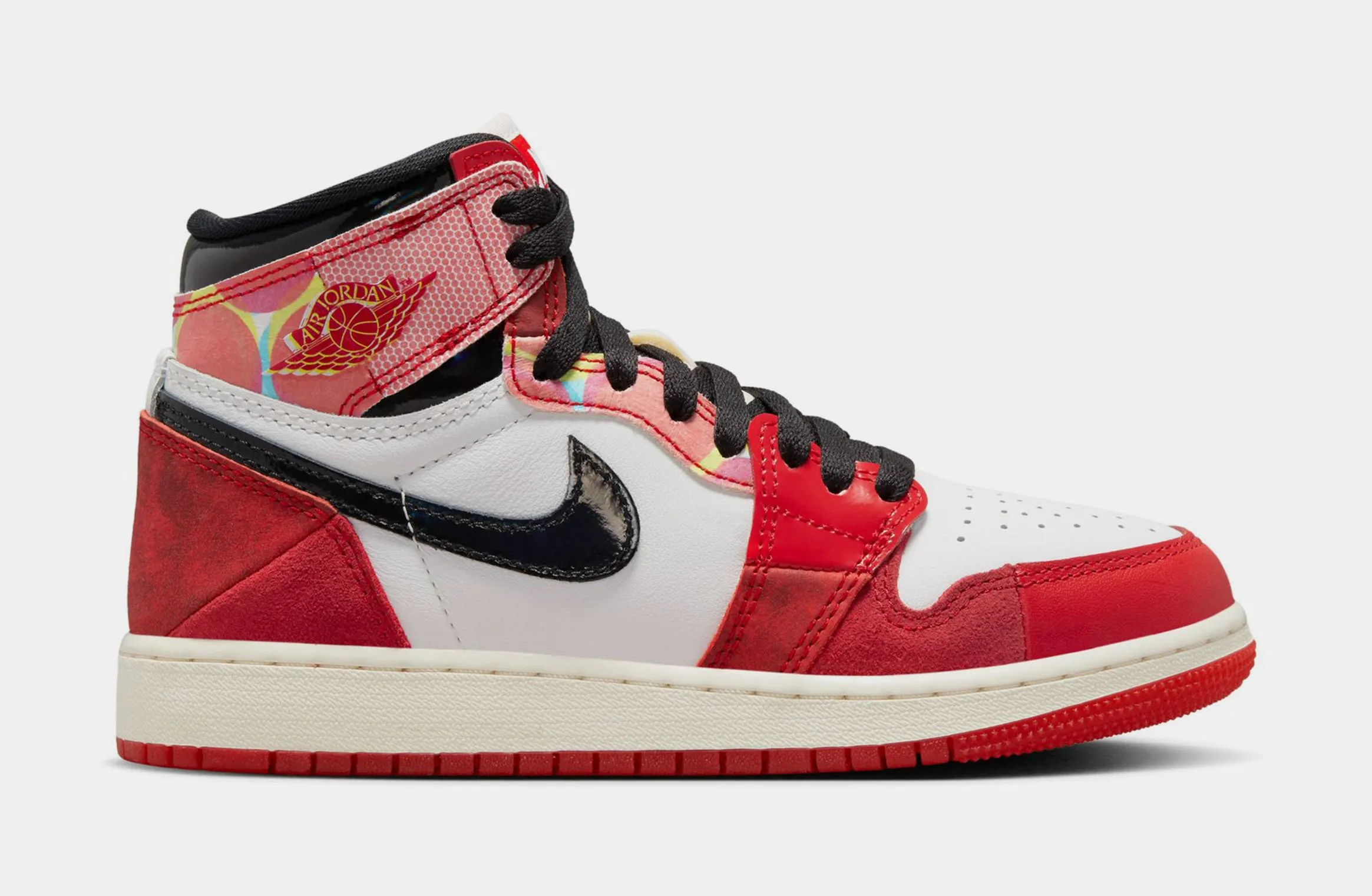 Air Jordan 1 Retro High OG Next Chapter Grade School Lifestyle Shoes (University Red/Black/White)