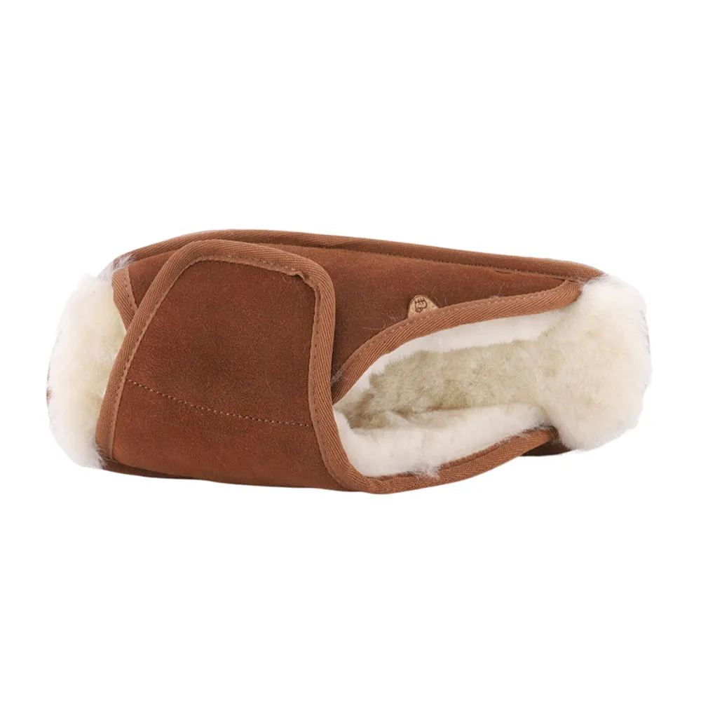 APMA Open Toe Wide Slip On Slippers