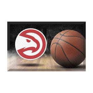 Atlanta Hawks Rubber Scraper Door Mat