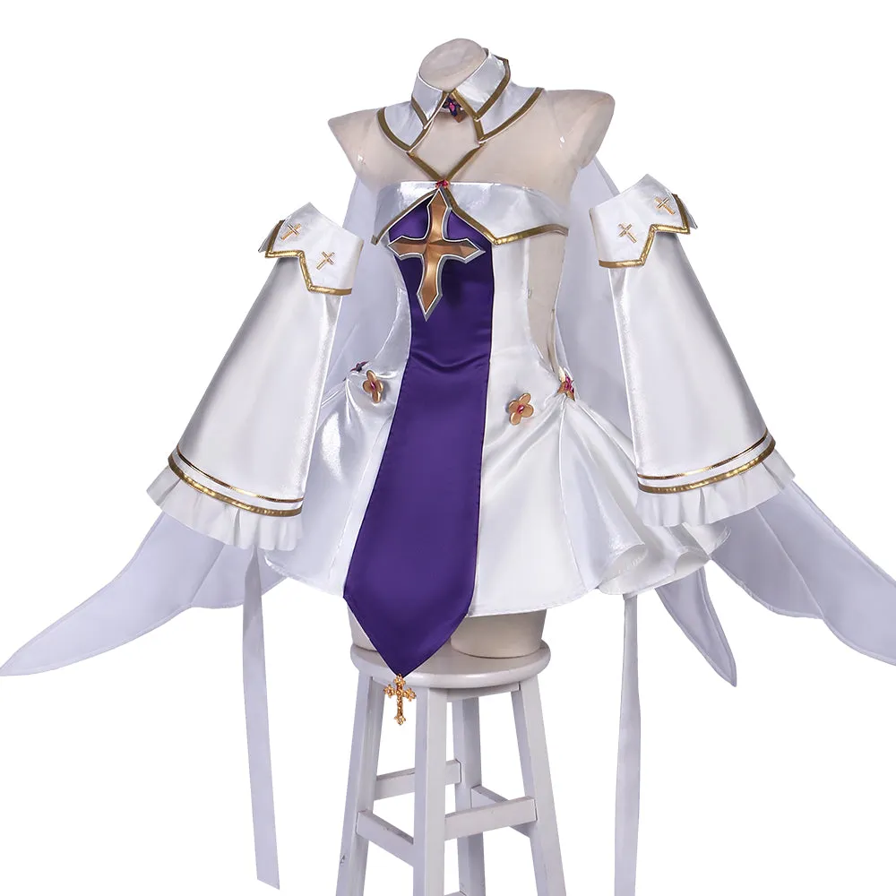 Azur Lane HMS Unicorn Snow White Guardian Angel Cosplay Costume