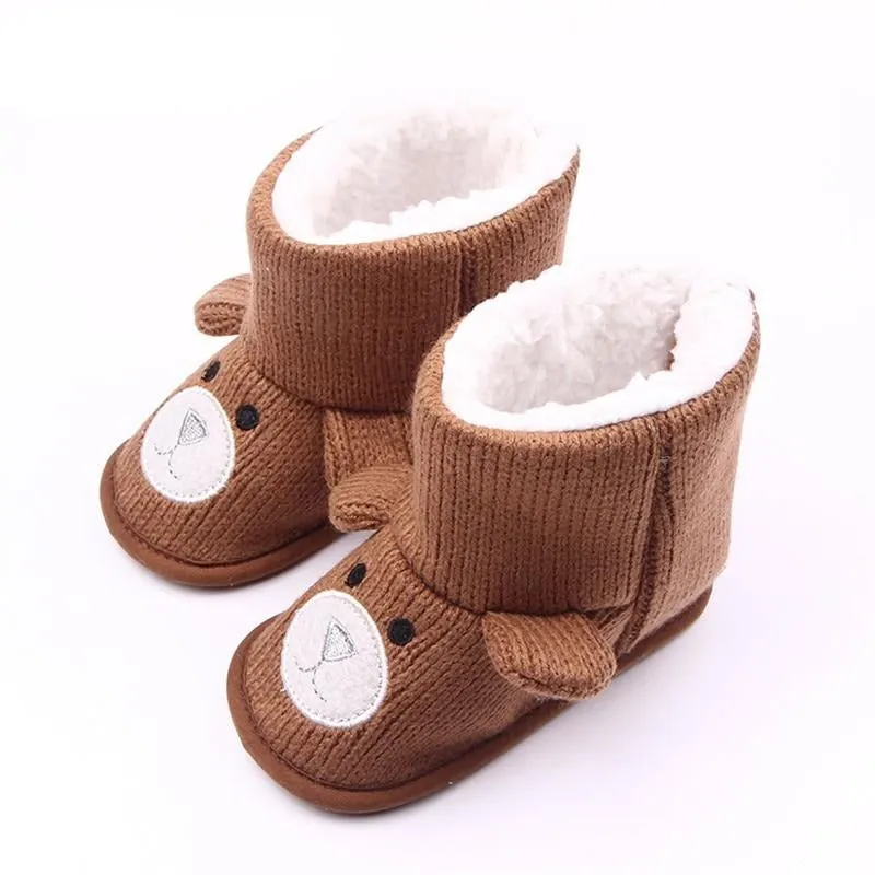 Baby Boots - Infant - Toddler - Newborn Cute Cartoon Bear Shoes