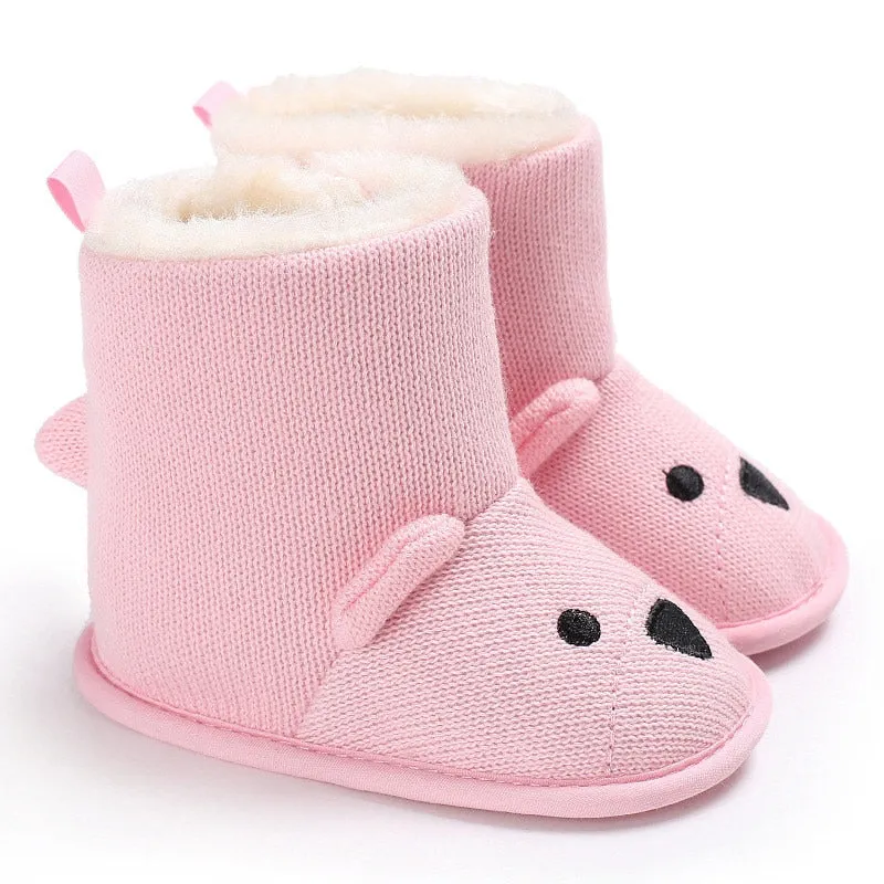 Baby Boots - Infant - Toddler - Newborn Cute Cartoon Bear Shoes