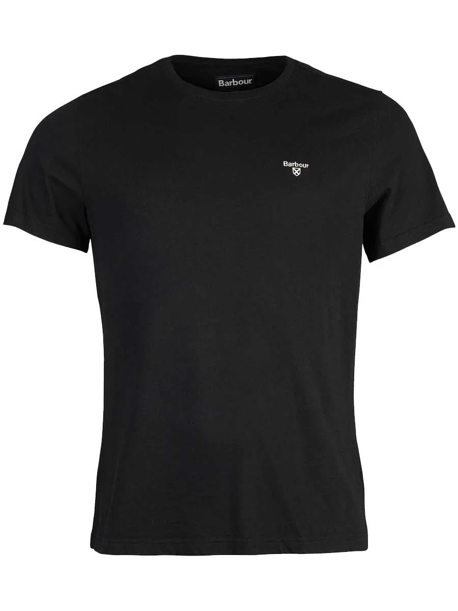 Barbour Essential Sports T-Shirt- Mens - Black