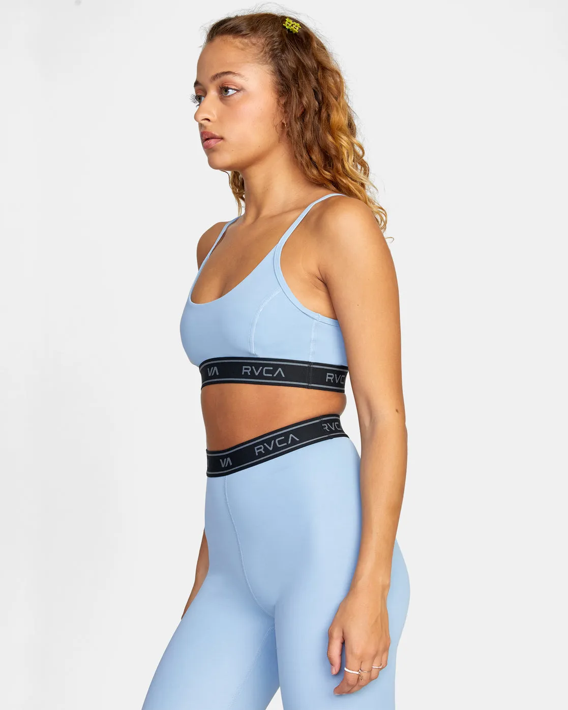 Base Sports Bra - Muted Blue