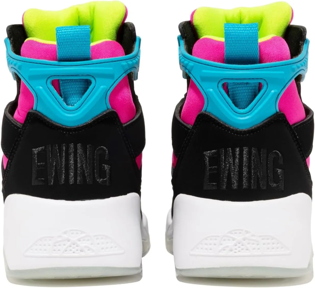 Basketball Sneakers - Black/Pink/Green - Premium Comfort and Style