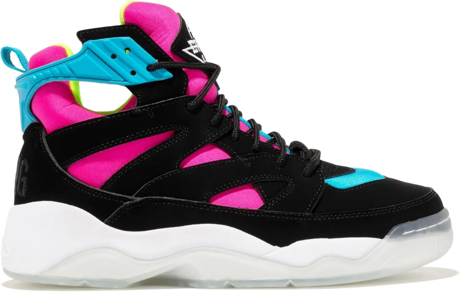 Basketball Sneakers - Black/Pink/Green - Premium Comfort and Style