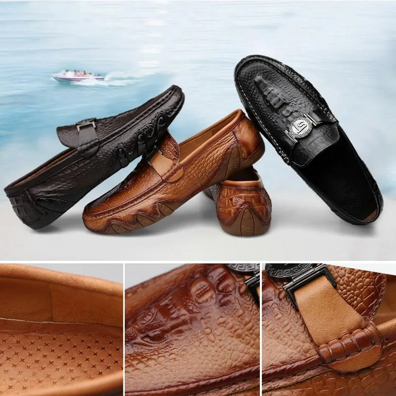 Beanie shoes with crocodile pattern - stylish &amp; comfortable