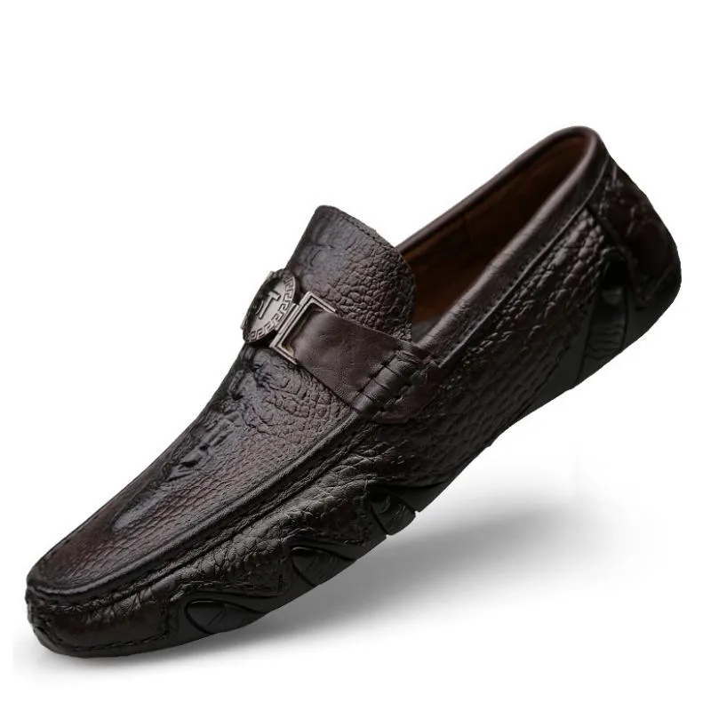 Beanie shoes with crocodile pattern - stylish &amp; comfortable