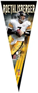 Ben Roethlisberger Limited-Edition Signature Series Premium Pennant