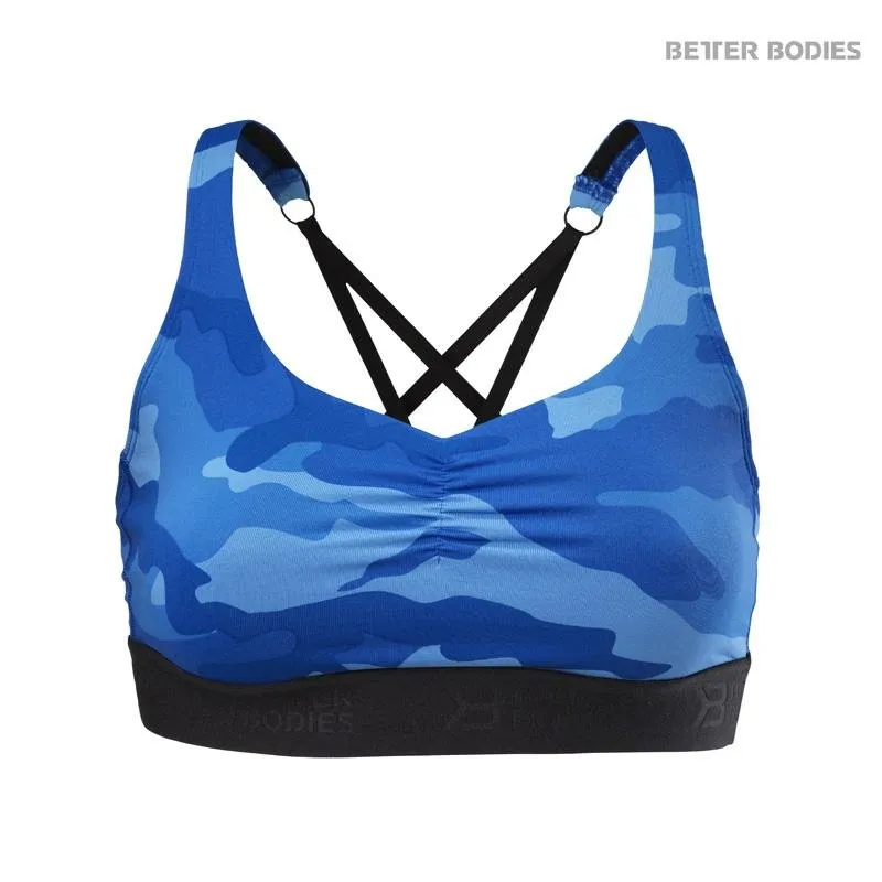 Better Bodies Athlete Short Top - Blue Camo