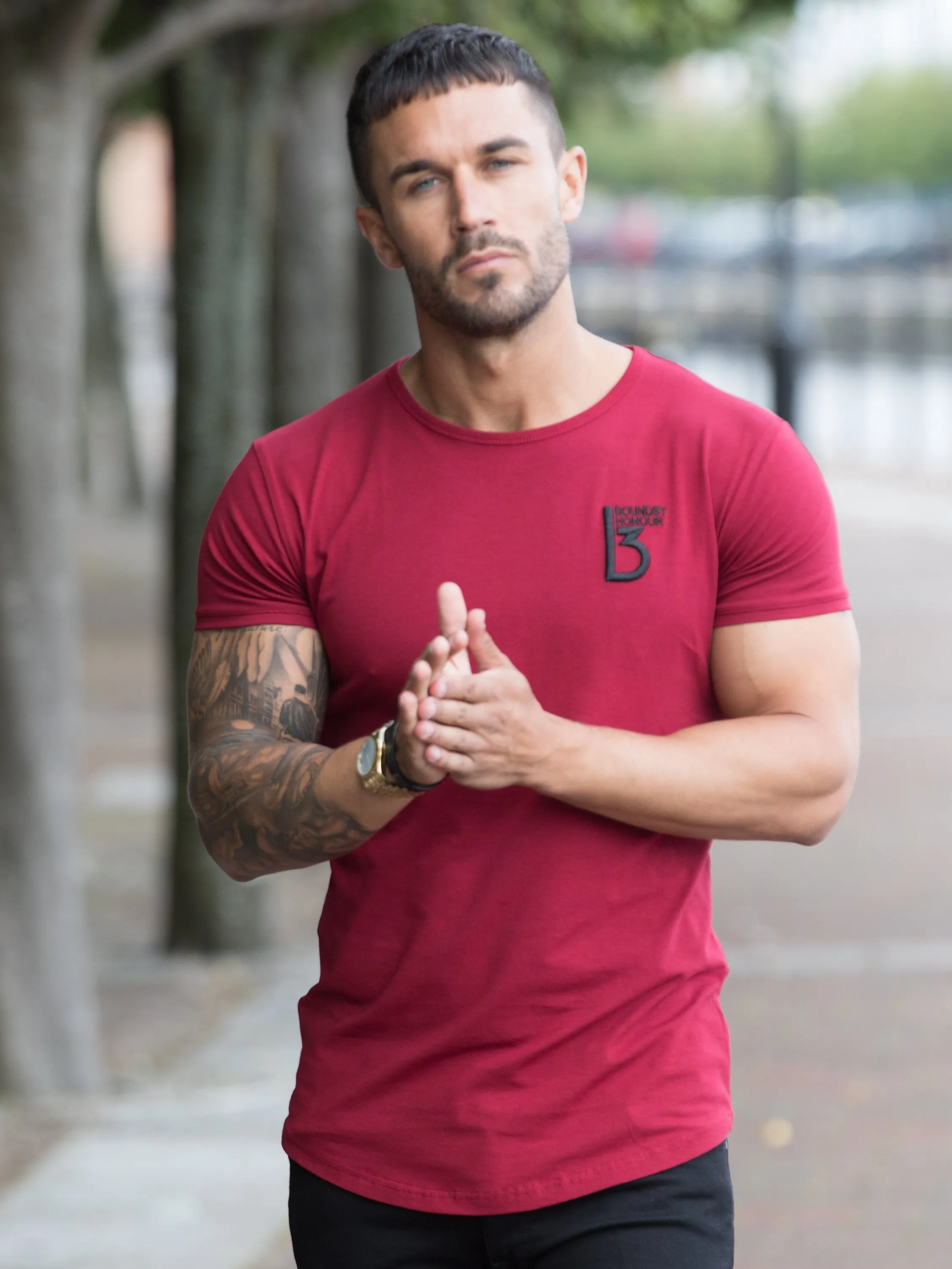 BH Men's Branded Short Sleeve Athletic T-shirt | Bound By Honour