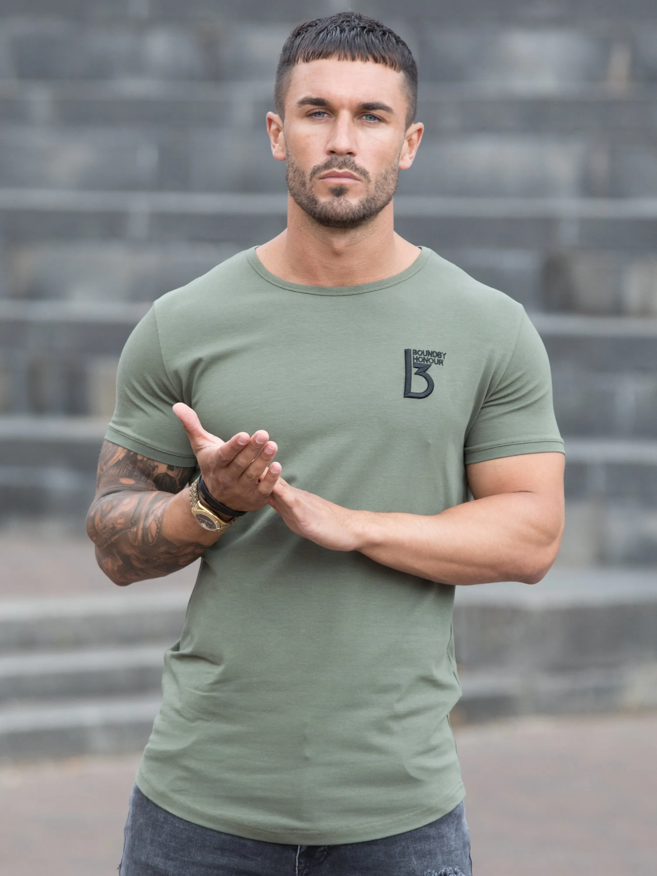 BH Men's Branded Short Sleeve Athletic T-shirt | Bound By Honour