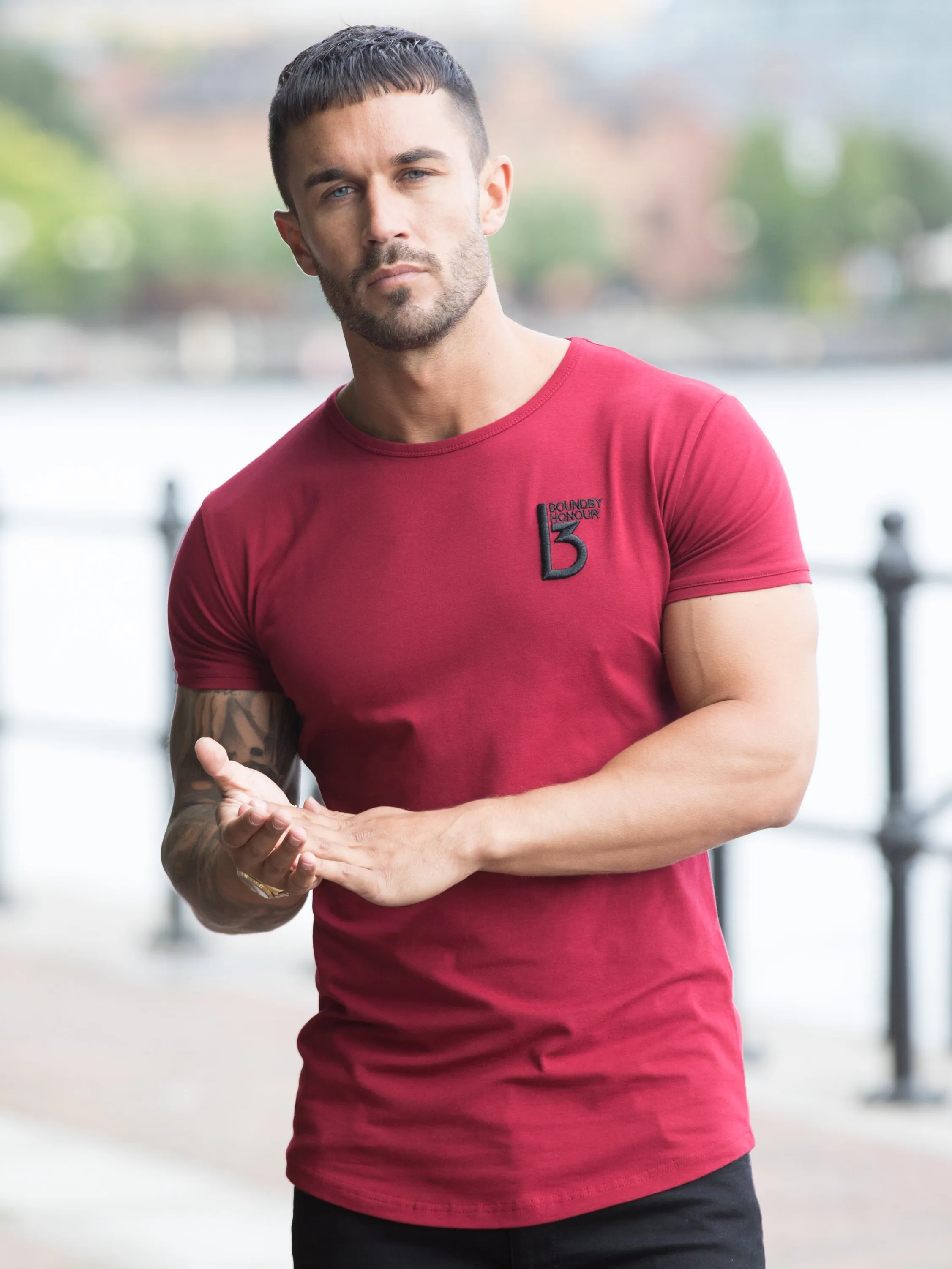 BH Men's Branded Short Sleeve Athletic T-shirt | Bound By Honour