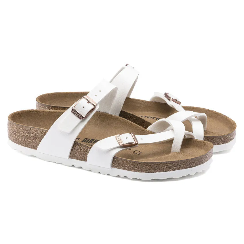 BIRKENSTOCK MAYARI BIRKO-FLOR WHITE