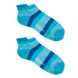 Blue Stripes - Ankle Trainer Socks