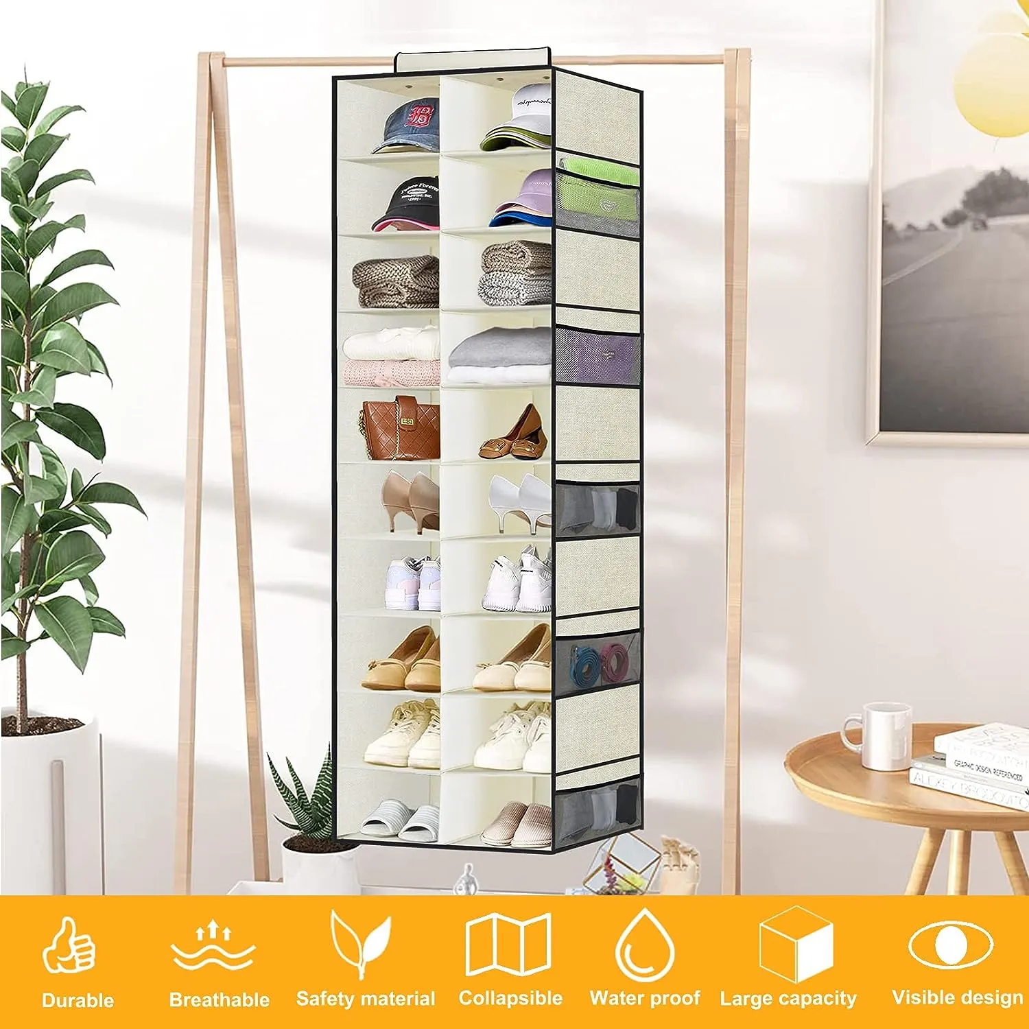 Blushbees® 20-Shelves Hanging Shoe Organizer