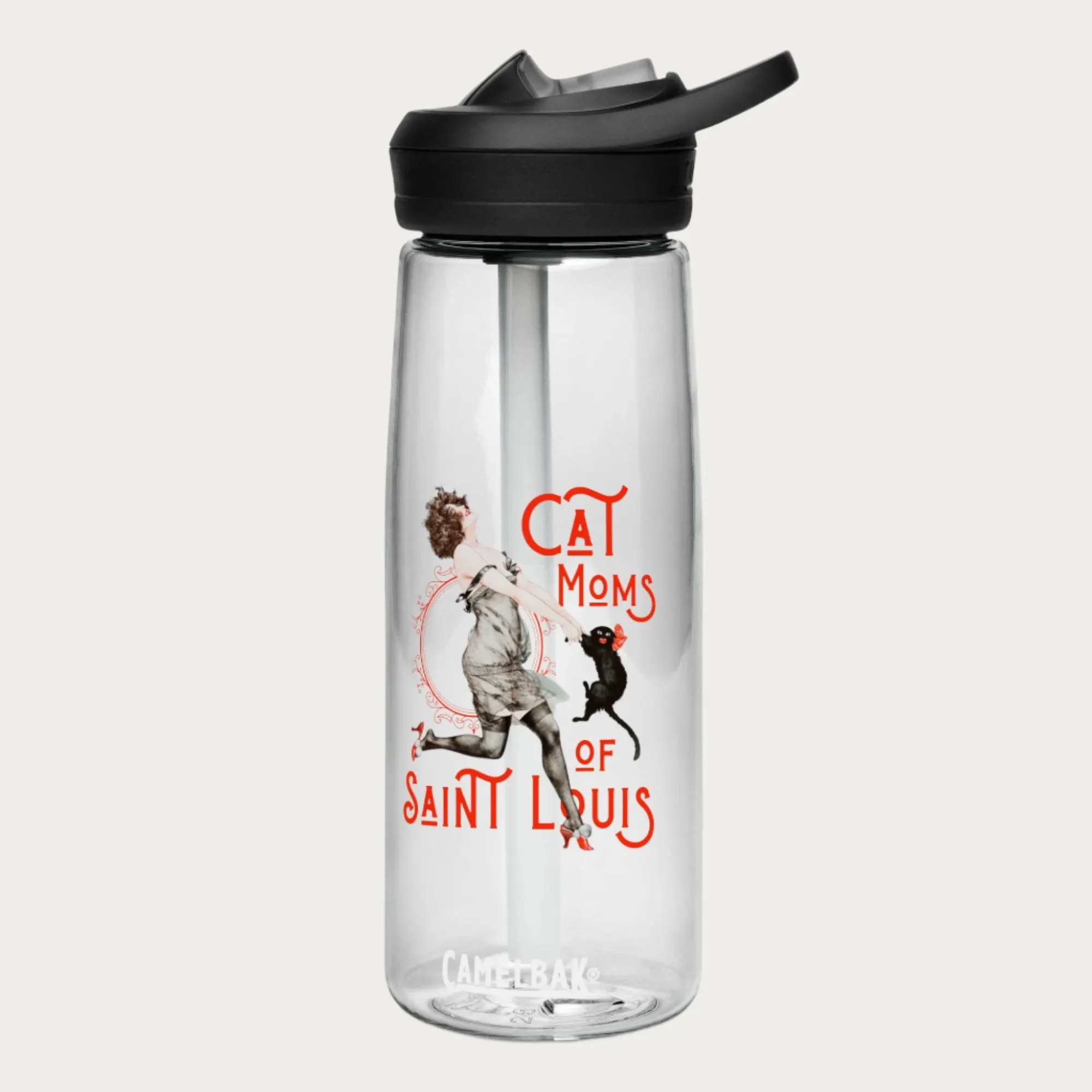 Cat Moms Sports water bottle