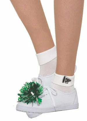 Cheerleader Ankle Socks White