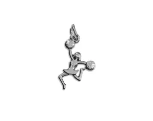 Cheerleader Shaped Charms