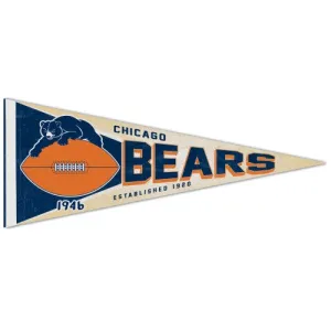 Chicago Bears NFL Retro-1950s-Style Premium Felt Collector's Pennant - Wincraft Inc.