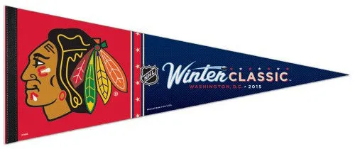 Chicago Blackhawks 2015 Winter Classic Premium Felt Collector's Pennant - Wincraft