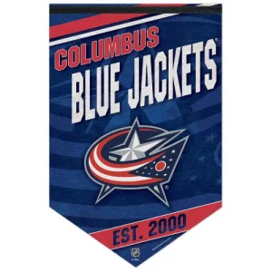 Columbus Blue Jackets Official NHL Hockey Team Premium Felt Wall Banner - Wincraft