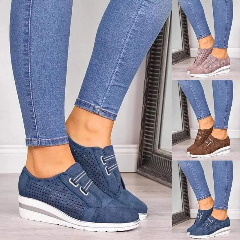 Comfy Platform Shoes with Mid-Heel