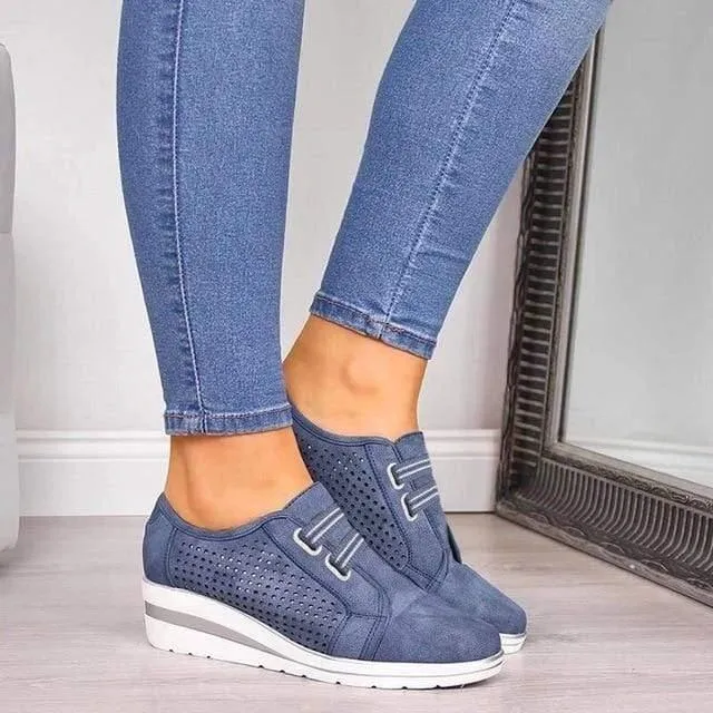 Comfy Platform Shoes with Mid-Heel