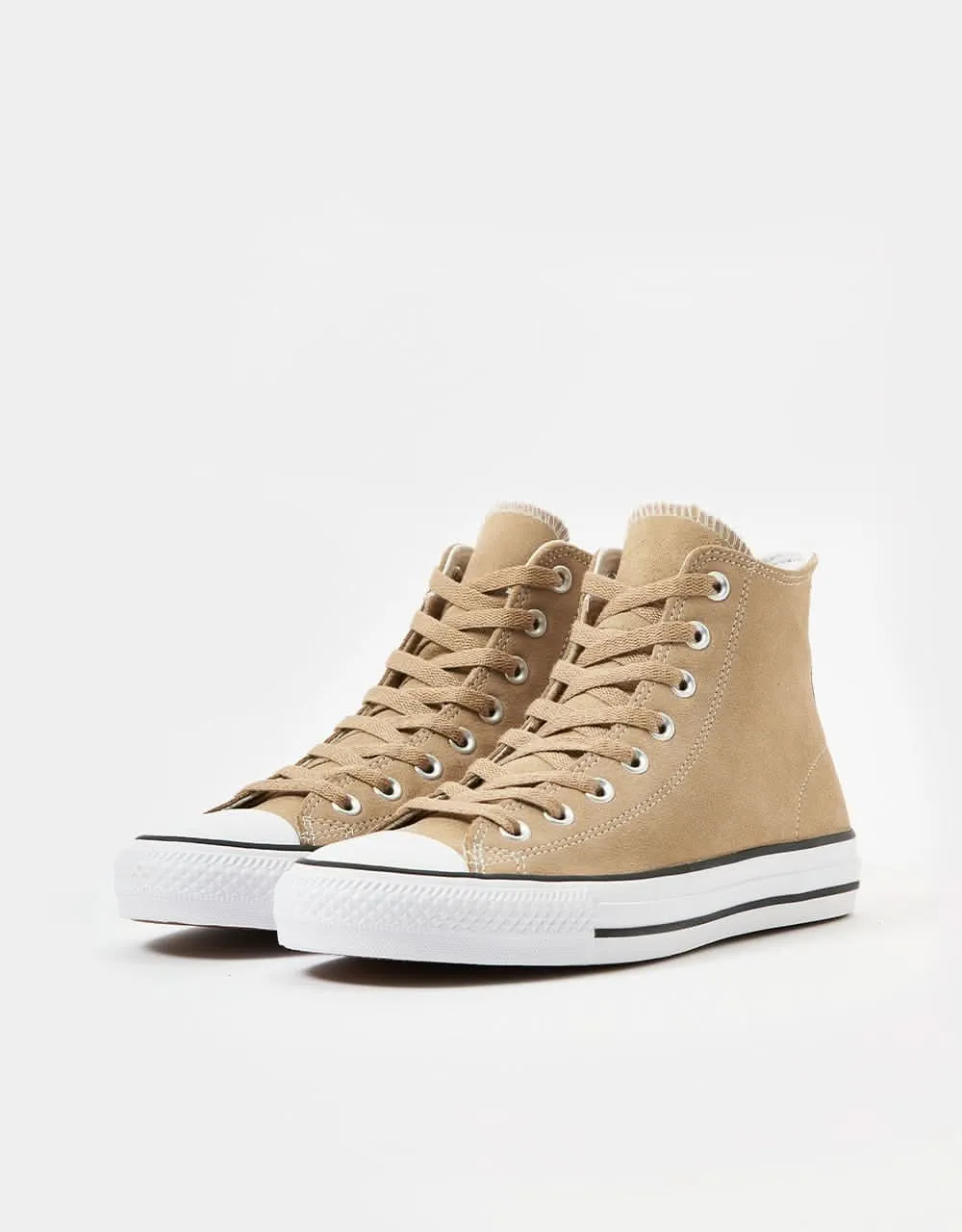 Converse Chuck Taylor All Star Pro Suede Skate Shoes - Nomad Khaki/White/Black